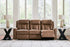 Mackmenville Caramel Reclining Sofa