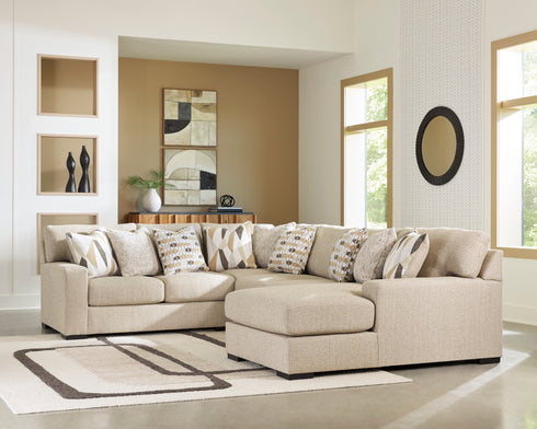 Laurelgrove RAF Chaise Pebble Sectional