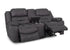 Decker Easter Slate Reclining Loveseat with Console