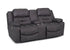 Decker Easter Slate Reclining Loveseat with Console