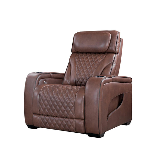 Cosmo Tuscany Cinnamon Power Recliner