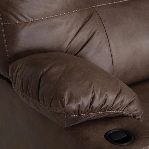 Burton Halston Mocha Oversized Snuggler Recliner