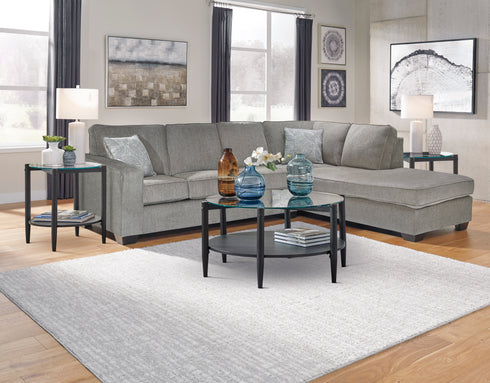 Altari Alloy Full Sleeper Sectional w/ RAF Chaise