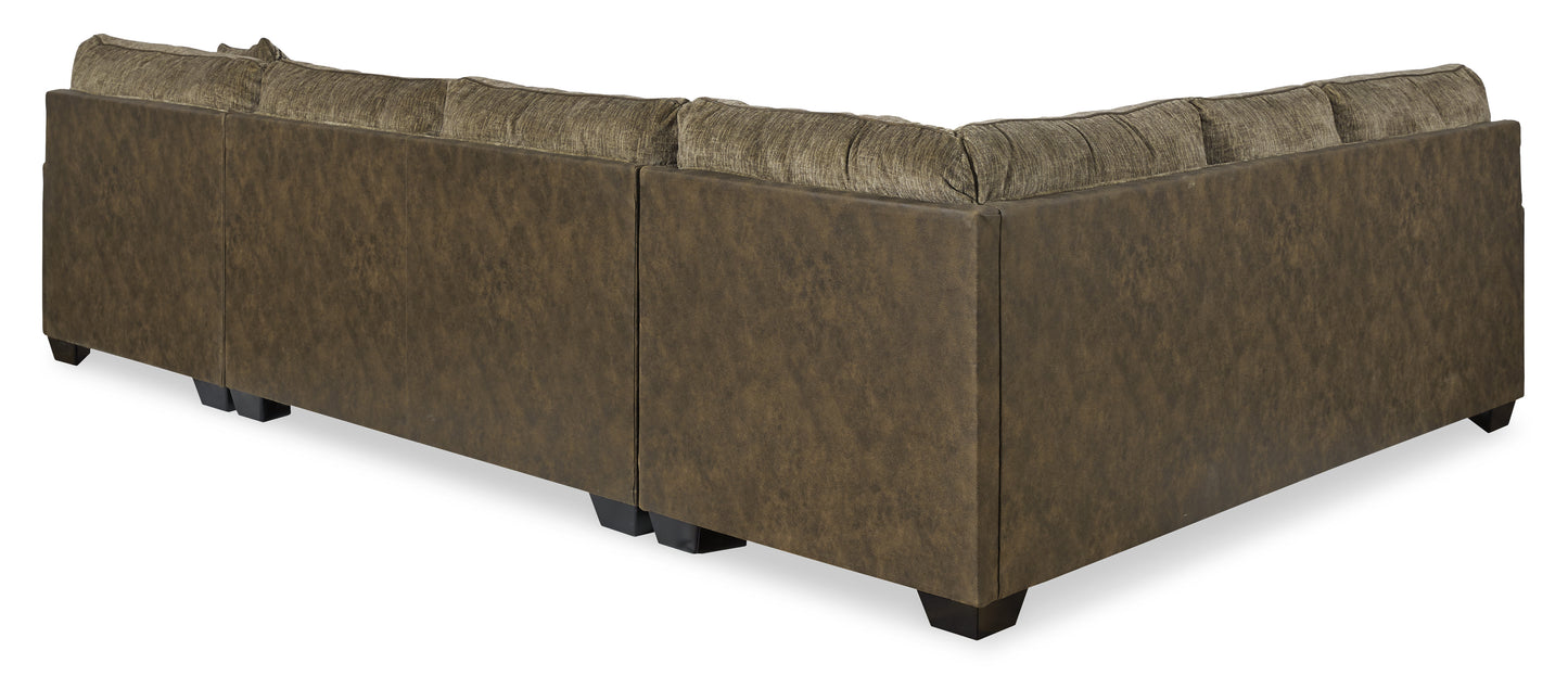 Abalone Chocolate RAF Sectional