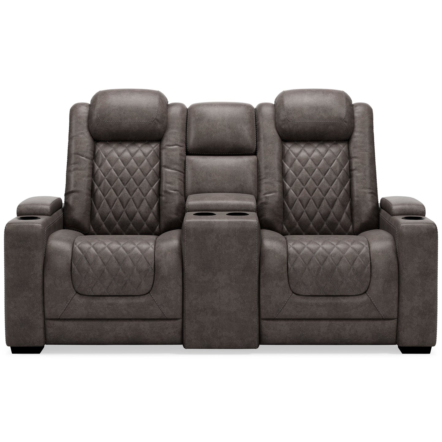 Hyllmont Gray Power Reclining Loveseat