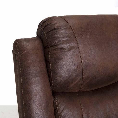 Caeser Westview Cocoabean Oversized Rocker Recliner