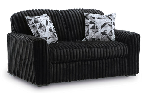 Midnight Madness Onyx Loveseat