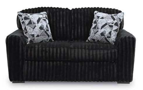 Midnight Madness Onyx Loveseat