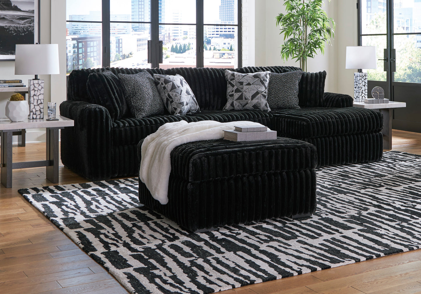 Midnight-Madness RAF Sofa Chaise
