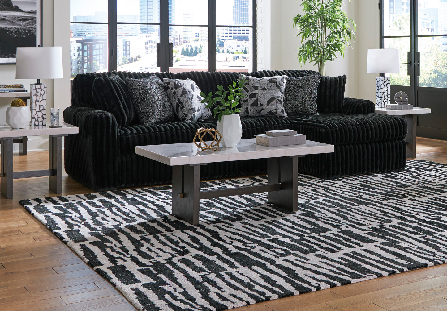 Midnight-Madness RAF Sofa Chaise