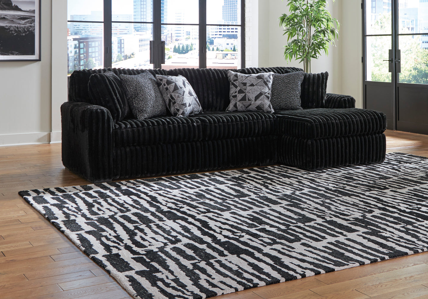 Midnight-Madness RAF Sofa Chaise
