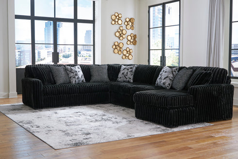 Midnight Madness RAF Chaise U Shaped Sectional