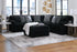 Midnight Madness L shaped Sectional