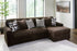 Midnight Madness Chocolate RAF Sofa Chaise