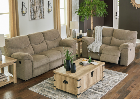 Alphons Briar Reclining Sofa & Loveseat
