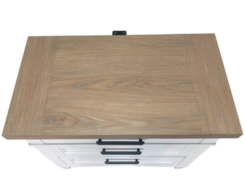 Americana Modern 3 Drawer Nightstand