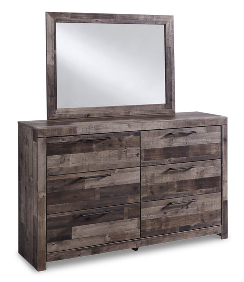 Derekson Multi-Gray Dresser & Mirror