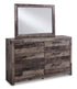 Derekson Multi-Gray Dresser & Mirror