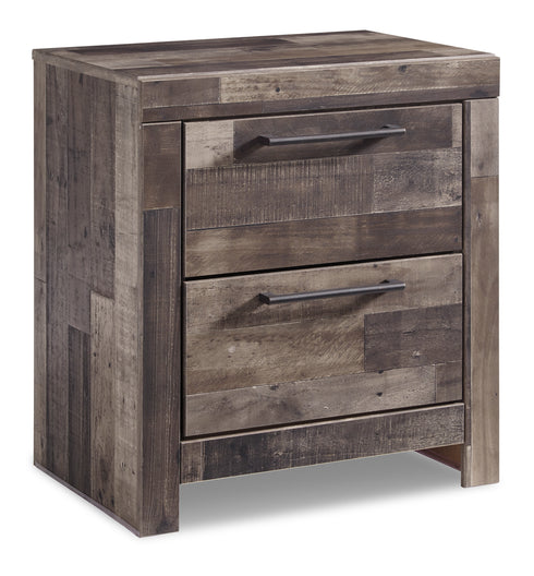 Derekson Multi-Gray Nightstand