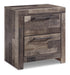 Derekson Multi-Gray Nightstand