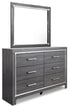 Lodanna Gray Dresser & Mirror