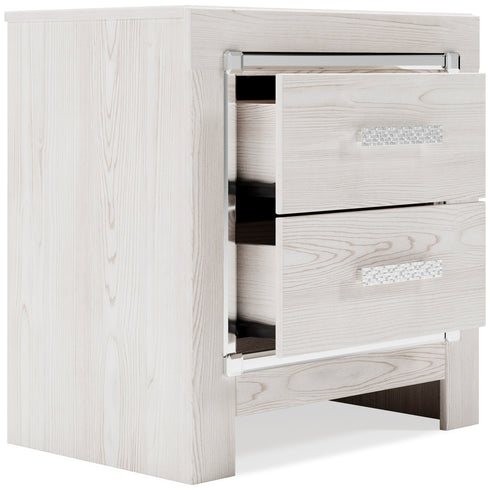 Altyra White Nightstand