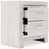 Altyra White Nightstand