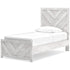 Cayboni Whitewash Panel Bed