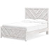 Cayboni Whitewash Panel Bed