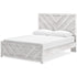 Cayboni Whitewash Panel Bed