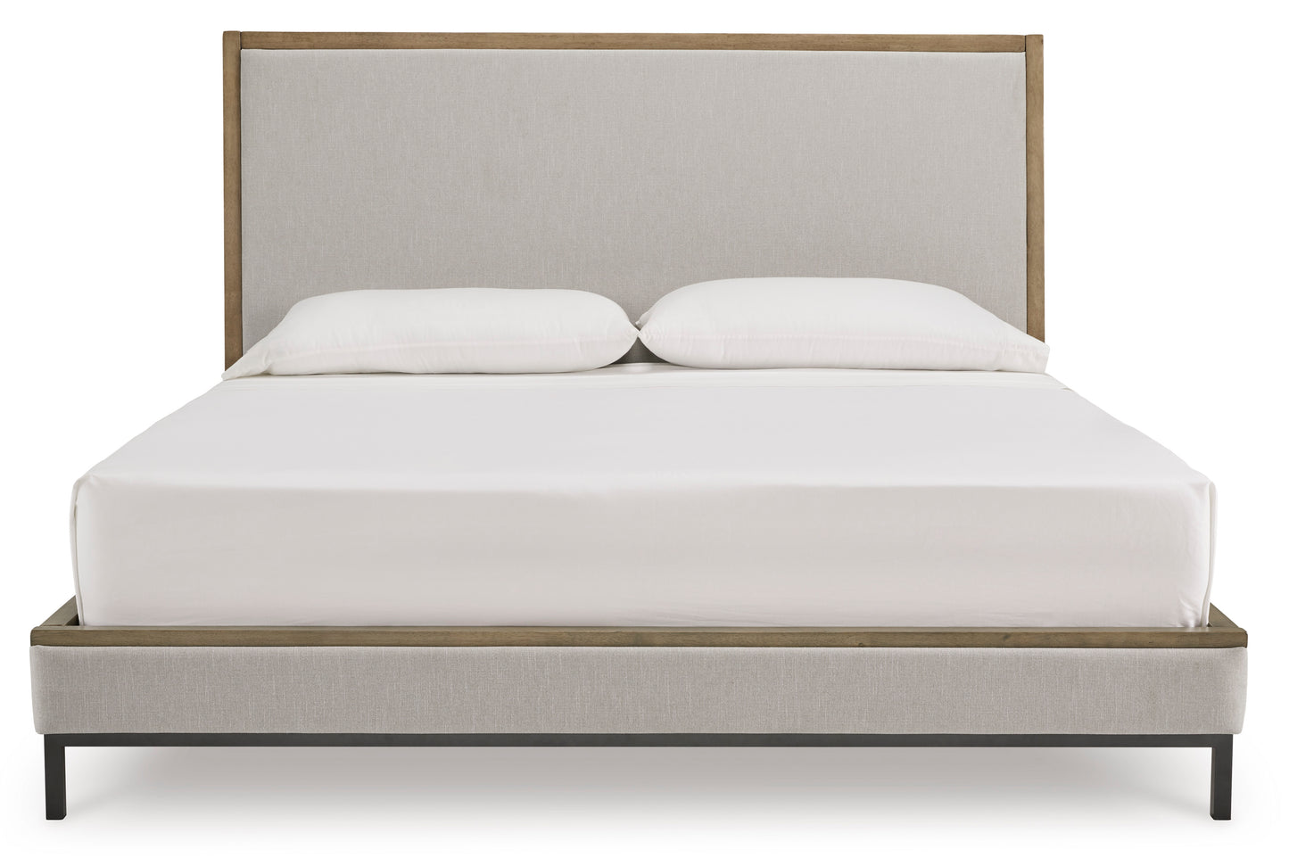 Tomtyn Light Brown Platform Bed