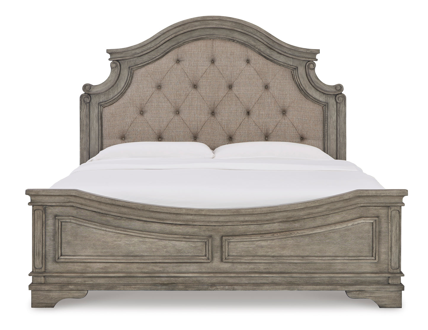 Lodenbay Upholstered Bed, Dresser & Mirror