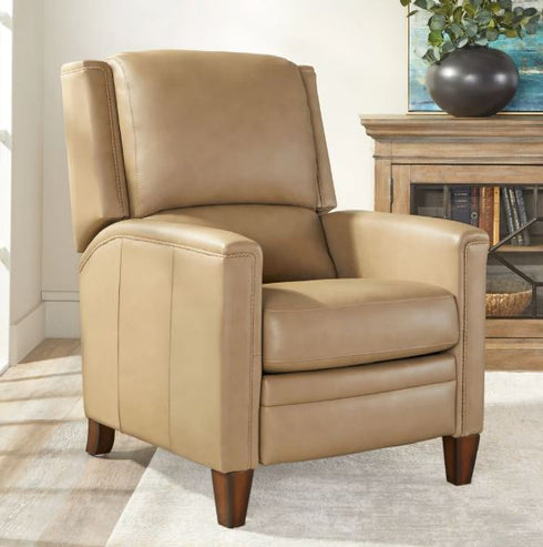Connor Luxe Latte Manual Pushback Recliner