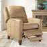 Connor Luxe Latte Manual Pushback Recliner