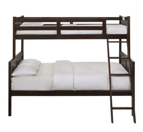 Sami Espresso Twin/Full Bunk Bed w/Ladder