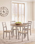 Harperfield Natural/Gray 5 Piece Dining Set