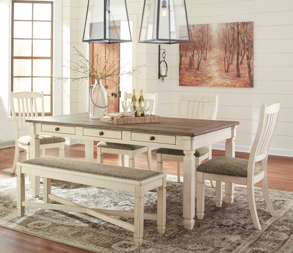 Bolanburg Two-tone 6 Piece Dining Set