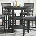 Amherst Grey 5 Piece Counter Height Dining Set