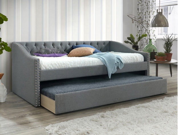 Loretta Grey Daybed With Trundle