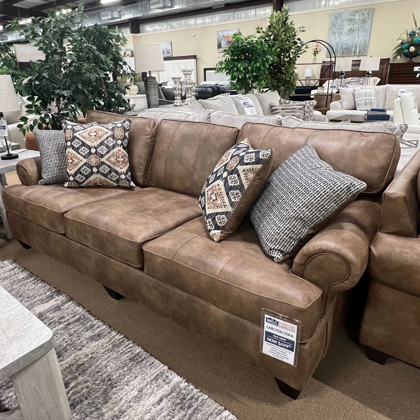 Carlton Camel Sofa