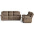 Sorrento Brown Reclining Sofa & Loveseat
