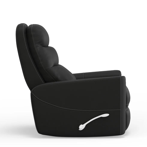 Hercules Black Manual Swivel Glider Recliner
