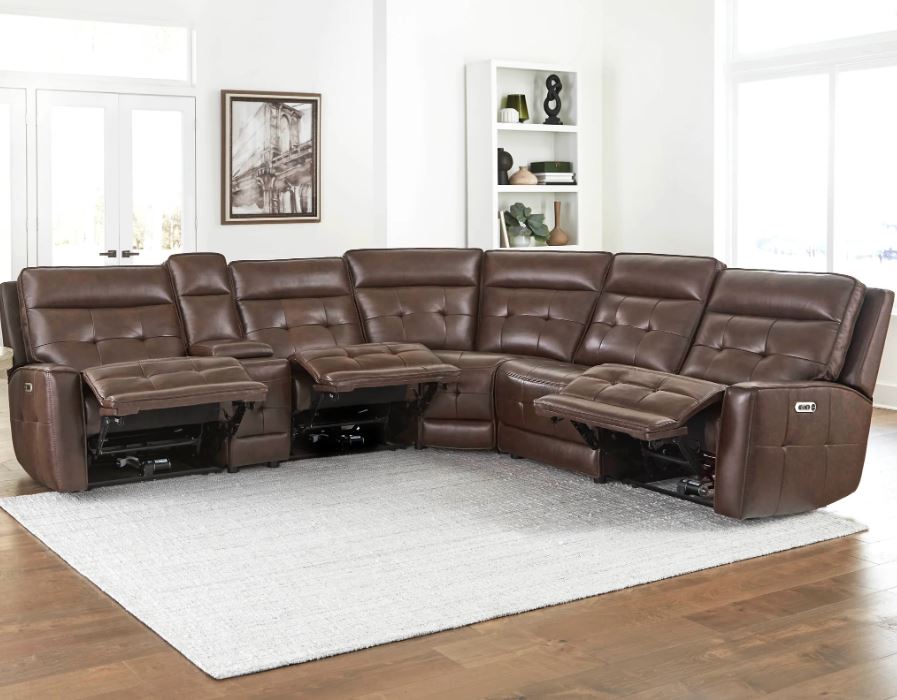 Canterbury Acorn Power Reclining Sectional