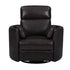 Radius Hickory Brown Manual Swivel Glider Recliner