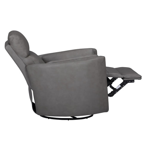 Radius Nickel Grey Manual Swivel Glider Recliner