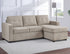 Noah Flippable Convertible Storage Tan Sofa Sleeper