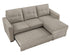 Noah Flippable Convertible Storage Tan Sofa Sleeper