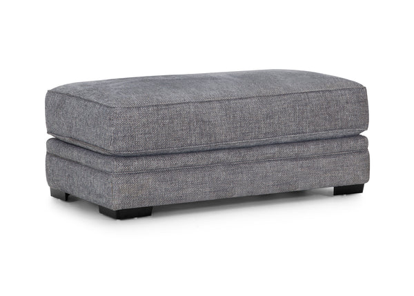 Juno Crosby Denim Ottoman