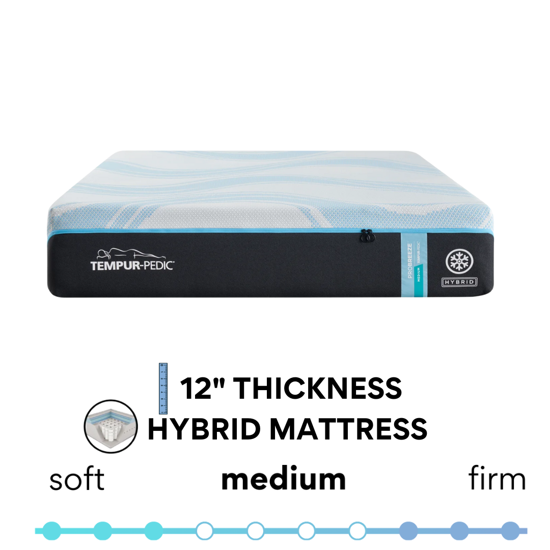 Tempur-Pedic Pro Breeze Medium Hybrid