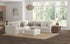 Ritzy Bone L-Shape Sectional